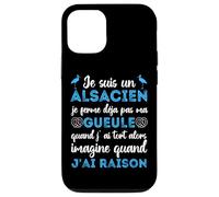 Je suis Un Alsacien Humour Alsace Bas-Rhin 67 Cadeau Coque pour iPhone 12/12 Pro