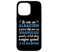 Je suis Un Alsacien Humour Alsace Bas-Rhin 67 Cadeau Coque pour iPhone 14 Pro Max