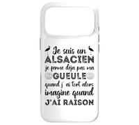 Je suis Un Alsacien Humour Alsace Bas-Rhin 67 Cadeau Coque pour iPhone 17 Pro Max