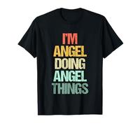 Je suis Un Ange Qui Fait des Choses avec des Anges - Un Dicton drôle de nom Mignon Angel T-Shirt