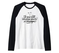 Je suis Un Art Qui ne Peut Pas plaire à la chiunque Phrase ironique Manche Raglan