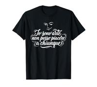 Je suis Un Art Qui ne Peut Pas plaire à la chiunque Phrase ironique T-Shirt Graphique avec Valeur