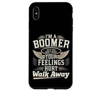 Je suis Un Boomer si tu ne Veux Pas Que tes Sentiments Te blessent, Vas-y Coque pour iPhone XS Max