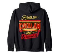 Je suis Un Catalan Qui Déchire Humour Catalogne Cadeau Sweat à Capuche