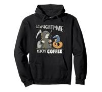Je suis Un Cauchemar Avant Le café ! Nightmare Before Coffee Sweat à Capuche