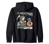 Je suis Un Cauchemar Avant Le café ! Nightmare Before Coffee Sweat à Capuche