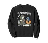 Je suis Un Cauchemar Avant Le café ! Nightmare Before Coffee Sweatshirt