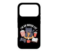 Je suis Un Chat d'intérieur Mignon Mangeant de la Pizza Jouant à des Jeux vidéo Coque pour iPhone 17 Pro
