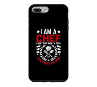 Je suis Un Chef, Je n'arrête Pas Quand Je suis fatigué, Je m'arrête Quand J'Ai Fini Coque pour iPhone 7 Plus/8 Plus