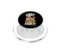 Je suis Un Chef, Je ne Peux Pas réparer Un Stupide Cuisinier PopSockets PopGrip pour MagSafe