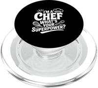 Je suis Un Chef, Quel est Ton Super Pouvoir ? Cuisine Amusante PopSockets PopGrip pour MagSafe