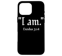 Je suis Un chrétien d'Exode 3:14 Coque pour iPhone 16 Pro Max