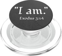 Je suis Un chrétien d'Exode 3:14 PopSockets PopGrip pour MagSafe