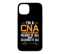 Je suis Un CNA, J'Ai Tout vu Entendu et Tout nettoyé Coque pour iPhone 13