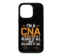 Je suis Un CNA, J'Ai Tout vu Entendu et Tout nettoyé Coque pour iPhone 13 Pro