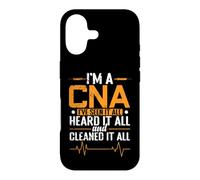 Je suis Un CNA, J'Ai Tout vu Entendu et Tout nettoyé Coque pour iPhone 17
