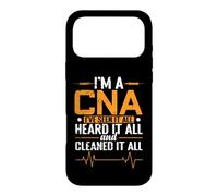 Je suis Un CNA, J'Ai Tout vu Entendu et Tout nettoyé Coque pour iPhone 17 Pro Max