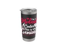 Je suis un codeur médical, c'est ce que Genius Programmer Codage Gobelet isotherme en acier inoxydable double paroi
