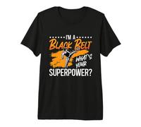 Je suis Un Combattant de Taekwondo à Ceinture Noire T-Shirt Haut de Gamme