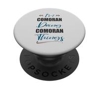 Je suis Un Comorien Qui Fait des Choses comoriennes | Funny Comores Lover PopSockets PopGrip Adhésif