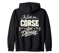 Je suis Un Corse Qui Déchire Humour Corse Cadeau Sweat à Capuche