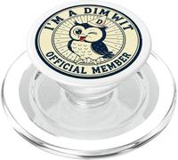 Je suis Un crétin drôle PopSockets PopGrip pour MagSafe