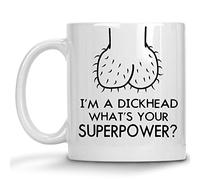 Je Suis Un Crétin, Et Toi, Quel Est Ton Super-Pouvoir ? Mug À Café Pratiques Tasse À Café Céramique Tasses À Thé Pour Cuisine Boissons Chaudes Lait 330Ml