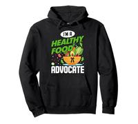 Je suis Un défenseur de l'alimentation Saine Sweat à Capuche