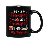 Je Suis Un Directeur D'École Et Je Fais Des Choses De Directeur. Tasse À Café Durable Tasse À Thé Drôle Mug Cadeau Mignon Pour Noël Anniversaire Collègue 330ml