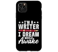 Je suis Un écrivain Je rêve Quand Je suis éveillé Écrivain Coque pour iPhone 11 Pro Max