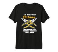 Je suis Un électricien à la Retraite - Électricien T-Shirt Haut de Gamme