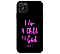 Je suis Un Enfant de Dieu John Bible Verse Trust Lord Jesus 1 John Coque pour iPhone 11 Pro Max