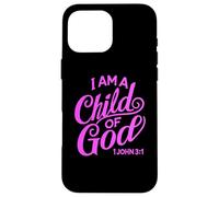 Je suis Un Enfant de Dieu John Bible Verse Trust Lord Jesus 1 John Coque pour iPhone 16 Pro Max