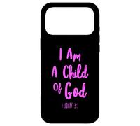 Je suis Un Enfant de Dieu John Bible Verse Trust Lord Jesus 1 John Coque pour iPhone 17 Pro Max