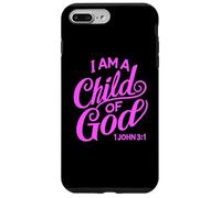 Je suis Un Enfant de Dieu John Bible Verse Trust Lord Jesus 1 John Coque pour iPhone 7 Plus/8 Plus