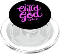 Je suis Un Enfant de Dieu John Bible Verse Trust Lord Jesus 1 John PopSockets PopGrip pour MagSafe