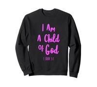 Je suis Un Enfant de Dieu John Bible Verse Trust Lord Jesus 1 John Sweatshirt