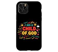 Je suis Un Enfant de Dieu, Une Foi chrétienne d'adoration colorée Coque pour iPhone 11 Pro