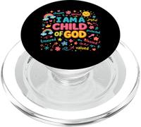 Je suis Un Enfant de Dieu, Une Foi chrétienne d'adoration colorée PopSockets PopGrip pour MagSafe