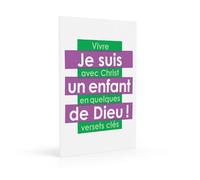 Je suis un enfant de Dieu Vivre avec Christ en quelques versets clés - Segond 21 - Societe Biblique De Geneve - broché - Etude