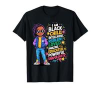 Je suis un enfant noir, mois de l'histoire, enfants afro-américains, garçons T-Shirt