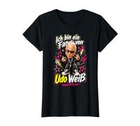 Je suis Un Fan de Udo Blanc Community Design Officiel T-Shirt Graphique avec Valeur