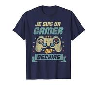 Je suis Un Gamer Cadeau Ado G onsole Jeux Video T-Shirt, Homme, Bleu Marine, XL