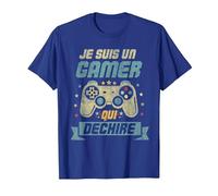 Je suis Un Gamer Cadeau Ado Geek Console Jeux Video T-Shirt, Homme, Bleu Royal, S