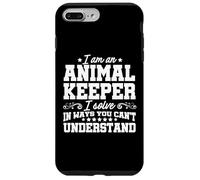 Je suis Un Gardien d'animaux Je résout des problèmes Zoo Keeper Zoologiste Coque pour iPhone 7 Plus/8 Plus