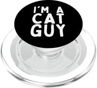Je suis Un Gars de Chat, Amoureux drôle Chaton PopSockets PopGrip pour MagSafe