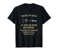 Je suis un genie incompris lit humour math geek T-Shirt
