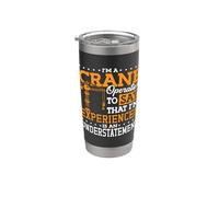 Je suis un grutier, un ouvrier, un conducteur de grue de construction Gobelet isotherme en acier inoxydable double paroi