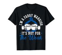 Je suis Un Guerrier Fabry Ce n'est Pas pour la Faible maladie de Fabry T-Shirt Graphique avec Valeur, Homme, Noir, L