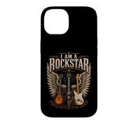 Je suis Un Guitariste de Rockstar Guitars Wings Rock Music Coque pour iPhone 14